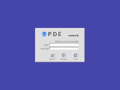 PDE login dialog